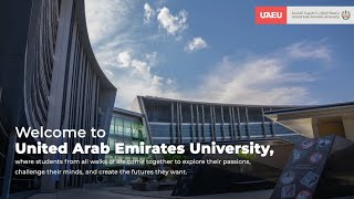 United Arab Emirates University UAEU [upl. by Jehias]