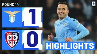 LAZIOCAGLIARI 10  HIGHLIGHTS  Pedro ends scoring drought  Serie A 202324 [upl. by Myrtle889]