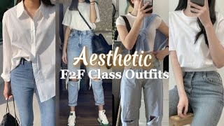 AestheticMinimalist Outfits For F2F Class 2022 Color Combos Pinterest amp Korean OutFits [upl. by Einafets152]