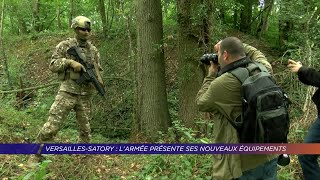 Yvelines  VersaillesSatory  l’armée présente ses nouveaux équipements [upl. by Ramah]