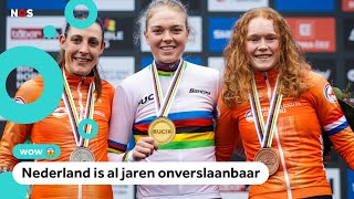 Oranje boven Drie Nederlanders op podium bij WK veldrijden [upl. by Nylrak]