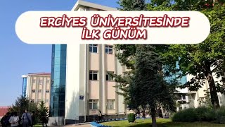 ÜNİVERSİTENİN İLK GÜNÜ VLOG ERCİYES ÜNİVERSİTESİ PDR [upl. by Brennan]