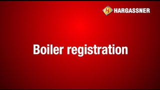 Hargassner Heating Technology  App Boiler registration [upl. by Althee]