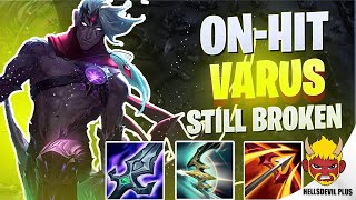 OnHit Varus Is Still OP Quadra Kill  Wild Rift HellsDevil Plus Gameplay [upl. by Tillion]