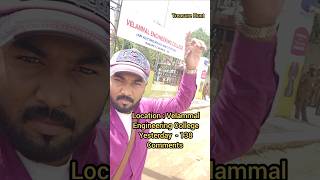 Velammal Engineering College  Playing Treasure Hunt game with my subscribers treasurehunt money [upl. by Donegan]