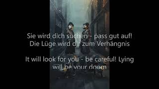 Die Kreatur Die Kreatur lyrics with English translation [upl. by Biebel]