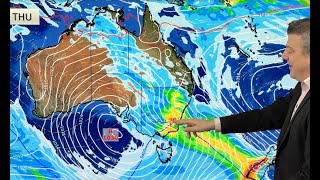 Aust Wet weather is heading to NSW VIC  coming from WA NT amp SA [upl. by Nunes736]