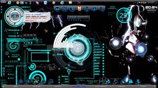 Iron Man Windows 7 Prototype Theme 2011mp4 [upl. by Zahavi]