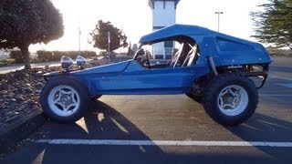 Dune Buggy Manx Sand Rail Video California Marina Fishing Boats Review At the Marina  Docks [upl. by Ihsar894]