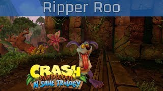 Crash Bandicoot N Sane Trilogy  Ripper Roo Walkthrough HD 1080P [upl. by Baoj]