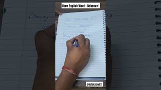 Learn English Word with us  part 2  Behoove  ENGLISH SPEAKING CLASSES  LEARN ENGLISH [upl. by Tace]