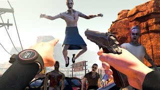 My FAVORITE VIRTUAL REALITY Zombie Apocalypse Game Arizona Sunshine Funny Moments [upl. by Abisha]