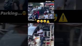 Thar 4×4 divider parking 😅👊 automobile thar tranding shortvideos [upl. by Oivat433]