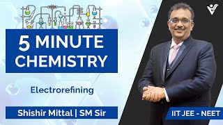 Electrorefining  5 Minute Chemistry  Shishir Mittal sir [upl. by Karil]