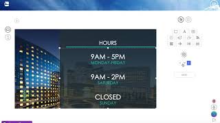 How display your opening hours with SpinetiX ARYA [upl. by Haimehen]