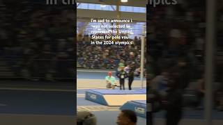 POLE VAULT olympics paris2024 polevault track trackandfield fyp [upl. by Atiuqet]