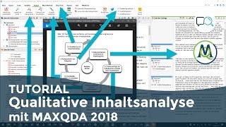 Qualitative Inhaltsanalyse mit MAXQDA 2018  So setzt Du sie um [upl. by Merrel800]