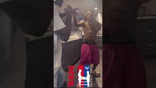 Gervonta Davis SPARRING Hitchins FRESH Out of JAIL [upl. by Eltsirhc]