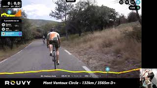 Rouvy  Mont Ventoux Circle  First 100km [upl. by Husein]