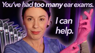 Treating Your Sore Ears ASMR Ear Cleaning Role Play [upl. by Angelo499]