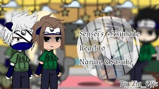 Senseis React To Naruto and Sasuke his family By  ZiaOffc [upl. by Aneerhs]