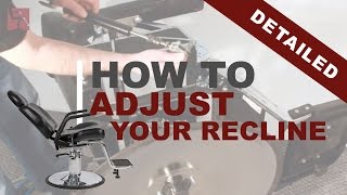 How to fix Barber Chair recline Gas Shock  Keller International [upl. by Siddon]