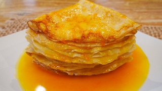 Easy Homemade Crepe Suzette  Yensweethaven [upl. by Roxi796]