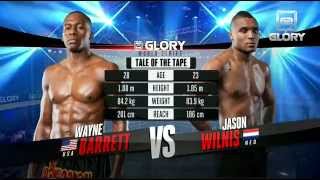 GLORY 18  Jason Wilnis vs Wayne Barrett Full Video [upl. by Leupold716]