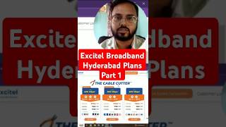 Excitel Broadband Hyderabad Plans explained in Telugu  Part 1 broadband excitel shorts viral [upl. by Eemia]