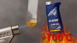 Mannol Classic 10W40 Jak czysty jest olej silnikowy Test powyżej 100°C [upl. by Kistner807]