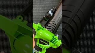 Convert Greenworks Blower to Vacuum 🌪️ [upl. by Saloma]