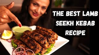 The BEST LAMB SEEKH KEBAB RECIPE  Best PARTY Food [upl. by Nivrad]