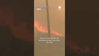 Several Large Wildfires Take Over Parts of California [upl. by Loggins347]