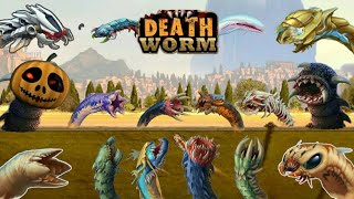 Death Worm  All 15 Death Worm Unlocked Unlimited Gem and Coin [upl. by Oidiple]