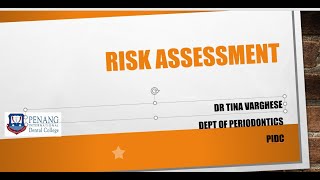 RISK ASSESSMENT [upl. by Caroline]