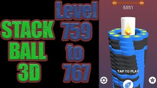 I Played Stack Ball From Level 759 To 767 [upl. by Nyl]