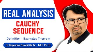 Real Analysis  Cauchy Sequence  Cauchy Sequence Example amp Definition [upl. by Hayimas]