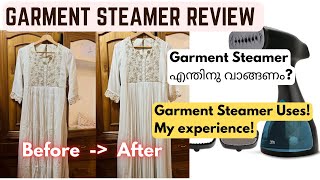 Garment Steamer Review Malayalam  Garment Steamer Uses  Steam Iron Review [upl. by Enehs]