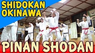 PINAN SHODAN  OKINAWA SHIDOKAN shorin ryu [upl. by Belayneh519]