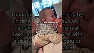 Great timing and so handy 😂 momhumor funnymom babiesoftiktok cutebaby babyboy holidayhumor [upl. by Schreck]