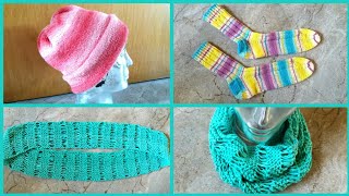 Loops Socken Mütze Armstulpen Julebuergerfee [upl. by Uriiah]