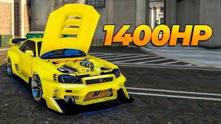 Reto A Los Japoneses Con Mi GTR De 1400hp A Una Carrera Gta Rp [upl. by Sitnik937]