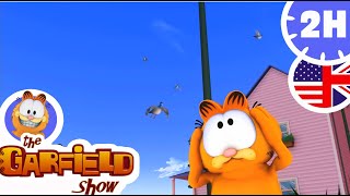 😨Garfield has shrunk🙀  The Garfield Show [upl. by Dlarej]