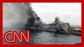 Images appear to show final moments of Russian warship [upl. by Alysia548]