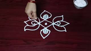 Diwali special border rangoli designs 🌺 side kolam design [upl. by Pacien603]