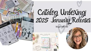 2025 January Stampin Up Releases UNBOXING Sneak Peek Fabulous [upl. by Ynaitirb]