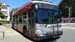 SF Muni Route Announcement M Ocean View to Church Station Inbound Twin Peaks Tunnel Closure [upl. by Adilen833]