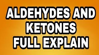 Aldehydes and Ketones full explain in URDU HINDI chemistry 12 learning 4u [upl. by Nodarb]