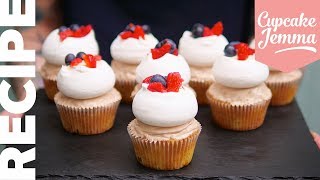 Fruity Mini Pavlova Cupcake Recipe amp Tutorial  Cupcake Jemma [upl. by Lamahj]