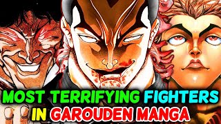 Top 12 Most Terrifying Fighters In Garouden Manga  Explored [upl. by Anivas264]